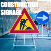 CONSTRUCTION SIGNAGE